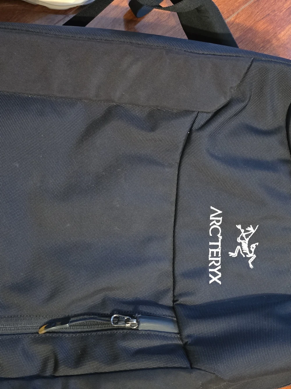 Arc'teryx Black Men's Travel Backpack with Front Zip Pocket
